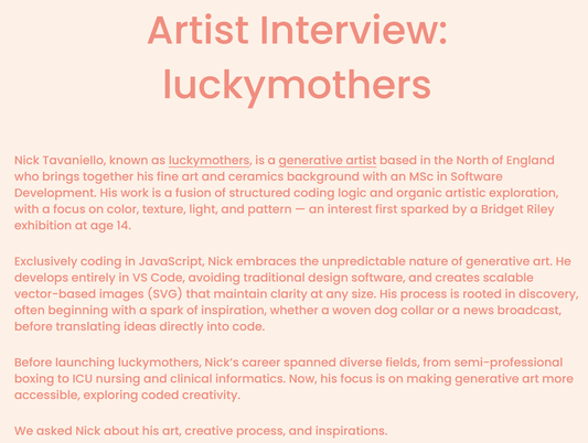 Digital Arts Blog Interview