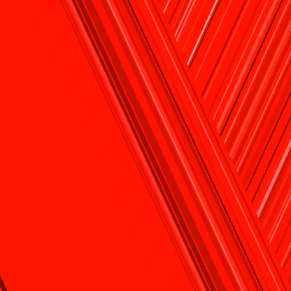 Art print of abstract red design with geometric shapes on a red background