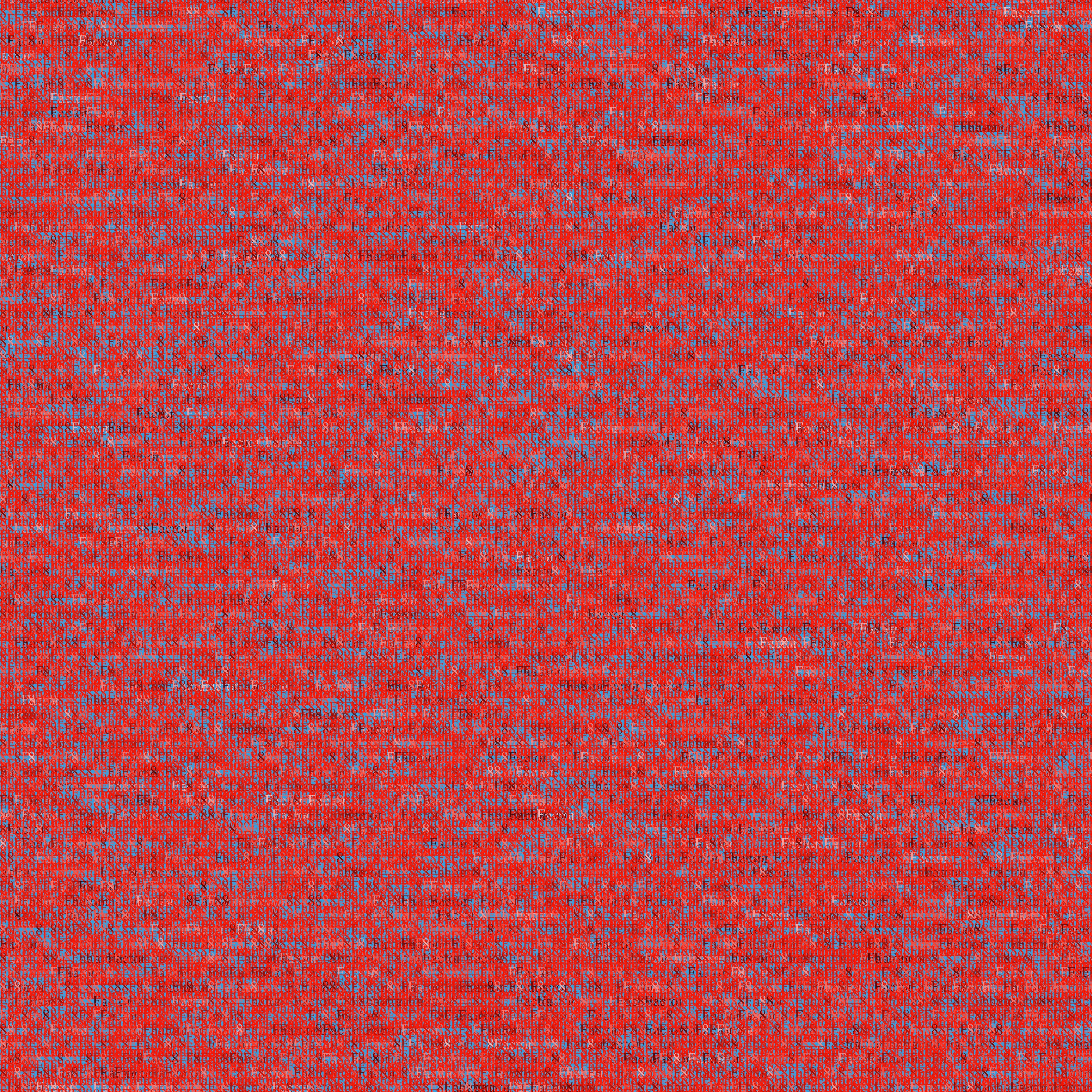 Red blood like healing texture print